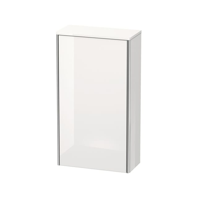 Duravit Halbhochschrank XSquare 50x23,6x89,6cm, T. re, steingrau s-matt