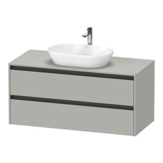Duravit Waschtischunterschrank Ketho.2 120x55cm, bg m, Pl m 1 Ausschn, wandhängend