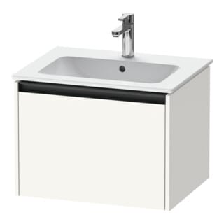 Duravit Waschtischunterschrank Ketho.2 61x48cm, we. matt, 1 Auszug, wandhängend