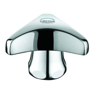 Grohe Griff Trecorn 45080 1/2" Markierung blau mit Kappe chrom