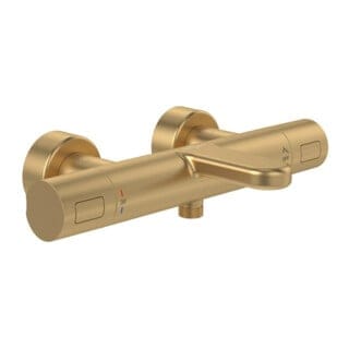 V&B V&B Wannen-Thermostat Universal Taps& Fittings rd, verst. Regler, Wandmont., brush. gol