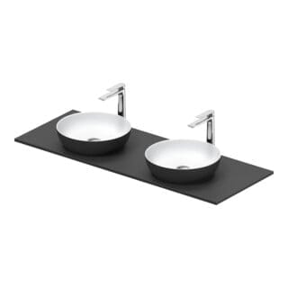 Duravit Konsolenwaschtisch Sivida 135x50cm, I.Fa w m, Auß.Farbe grau ma