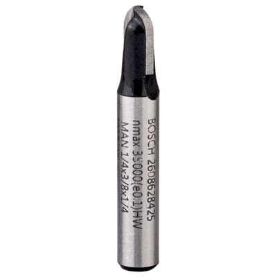 Bosch Hohlkehlfräser 1/4", R1 3,2 mm, D 9,5 mm, L 9,2 mm, G 40 mm