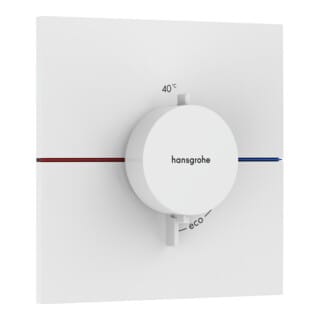 hansgrohe Thermostat ShowerSelect Comfort E UP, für 1 Verbraucher, mattweiß