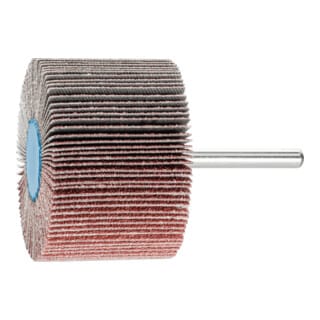 PFERD TOOLS Korund Fächerschleifer F Ø 60x40mm Schaft-Ø 6 mm A60 für Feinschliff und Finish