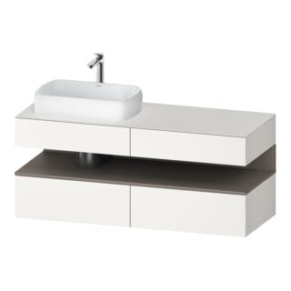 Duravit Waschtischunterschrank Qatego 140x55x60cm, ba m/we m, Pl, B l, B