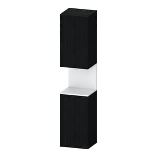 Duravit Hochschrank Qatego 40x36x1760cm, 2 T, An re, we m/Eich sw