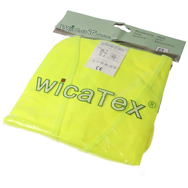 WICATEX Warnweste, PVC, EN 471, Einheitsgröße, gelb