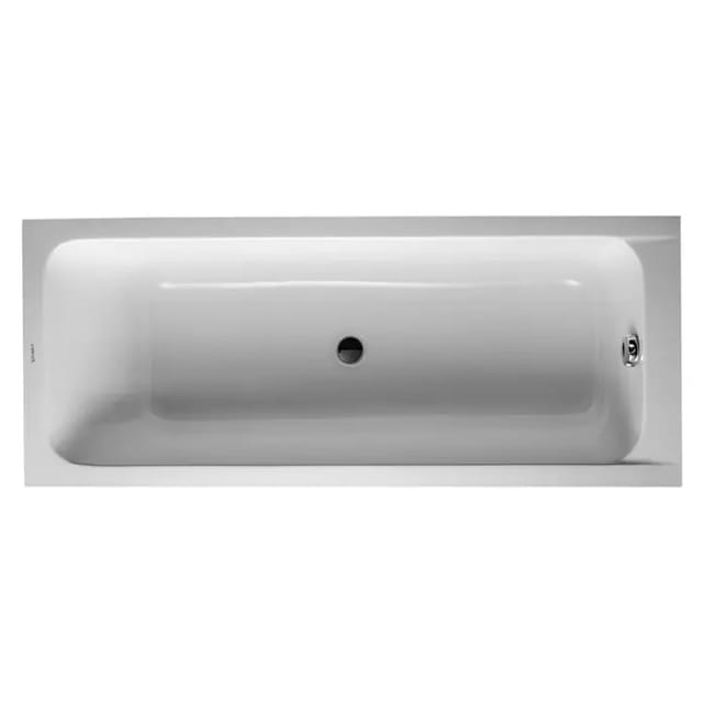 Duravit Rechteck-Badewanne D-Code 170x70x42cm, zentraler Abl, 1 RS, weiß