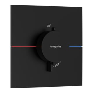 hansgrohe Thermostat ShowerSelect Comfort E UP, für 1 Verbraucher, mattschwarz