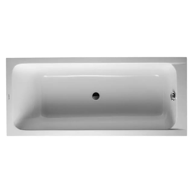 Duravit Rechteck-Badewanne D-Code 170x75x42cm, zentraler Abl, 1 RS, weiß