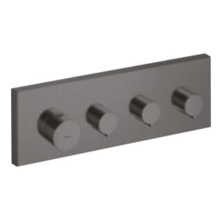 hansgrohe Fertigmontageset Axor Starck UP-Thermostat, eck., 3 Verbr., brush. bla vc