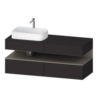 Duravit Waschtischunterschrank Qatego 140x55x60cm, ba m/Gr m, Pl, B l, B