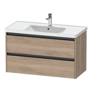 Duravit Waschtischunterschrank Ketho.2 98,4x45,5cm, Ei marm., 2 Schub., wandhängend