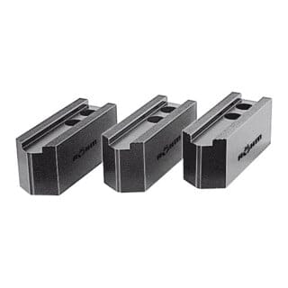 Röhm Aufsatzbacken-Set 170, 32 mm x 31 mm x 82 mm, 3-teilig