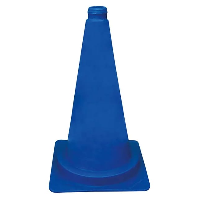 Schake Leitkegel tagesleuchtend, blau, Höhe: 320 mm