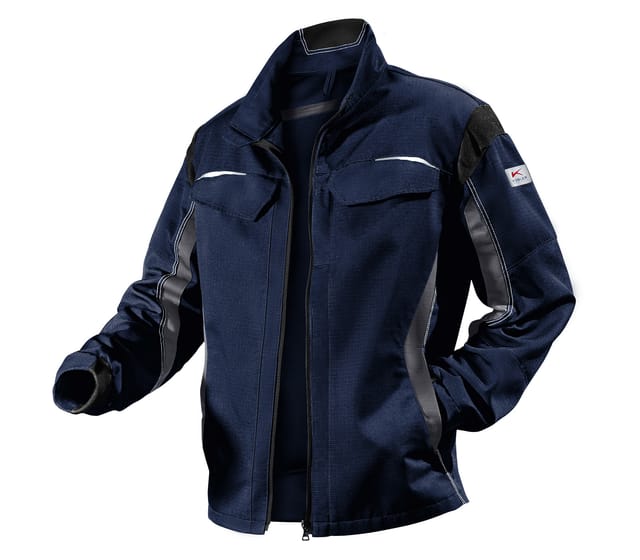 Kübler Pulsschlag Jacke 1324 dunkelblau/anthrazit Größe 58