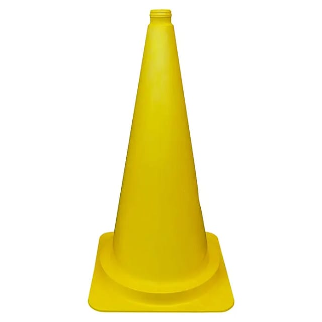 Schake Leitkegel tagesleuchtend, gelb, Höhe: 320 mm