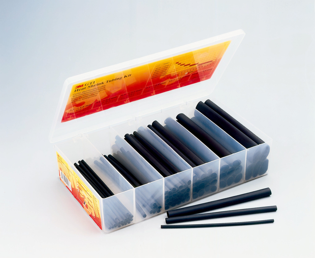 3M Deutschland Warmschrumpfschlauch Box schwarz Pack+Go.sw.