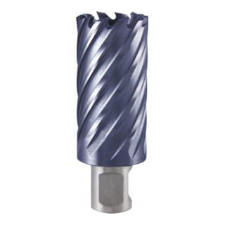 RUKO Kernbohrer HSS-TiAlN mit Weldonschaft (3/4"). Ø 23 mm, Schnitttiefe: 55 mm