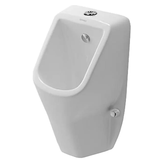 Duravit Urinal D-Code 30,5x29cm, Zul. v ob, riml., we, o. Fl