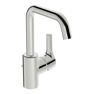 Hansa Waschtisch-Einhebelmischer HANSAPALENO He stl, m Abl-Garnitur, Ausl. 152mm, chr