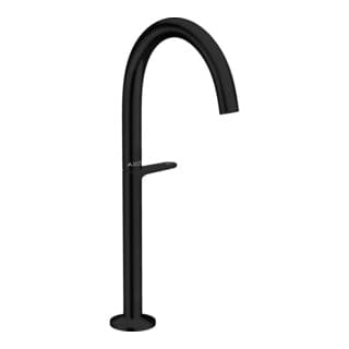 hansgrohe Waschtisch-Einhebelmischer Sel. 260 Axor One A 165mm, f AWT, m Pus-Op-Abl, matt-sw