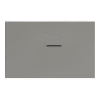V&B Duschwanne Squaro Infinity 110x70x4cm, gr, Eck-Einbau re gegen Wand