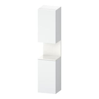 Duravit Hochschrank Qatego 40x36x1760cm, 2 T, An re, we hgl/we ma