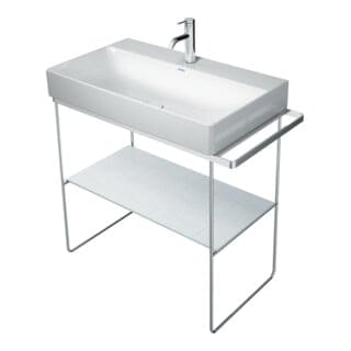 Duravit Metallkonsole DuraSquare 86,5x45cm, bodenstehend, chrom