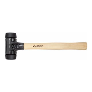 Wiha Schonhammer Safety mittelweich/mittelweich mit Hickory-Holzstiel, Rund-Schlagkopf 80 mm
