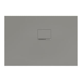 V&B Duschwanne Squaro Infinity 110x75x4cm, gr, Eck-Einbau re gegen Wand