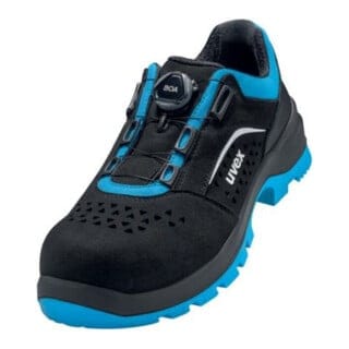 Uvex Sicherheitshalbschuhe S1P SRC uvex 2 xenova® aus BOA® Fit System, uvex xenova® Kunststoffkappe, Weite 11, Größe 48