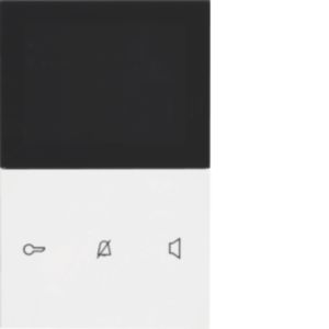 Elcom Video-Innenstation Komfort AP 2Draht pws/mt REA651Y