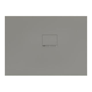 V&B Duschwanne Squaro Infinity 110x80x4cm, gr, Eck-Einbau re gegen Wand