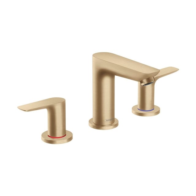 hansgrohe 3-Loch-Waschtischarmatur Talis E m Zugst.Abl.Gar., brushed bronze