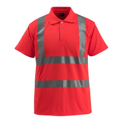 Mascot Bowen Polo-shirt Größe S, hi-vis rot