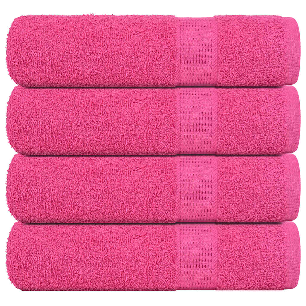 Badetücher 4 Stk. Rosa 100x150 Cm 360 G/m² 100% Baumwolle Vidaxl