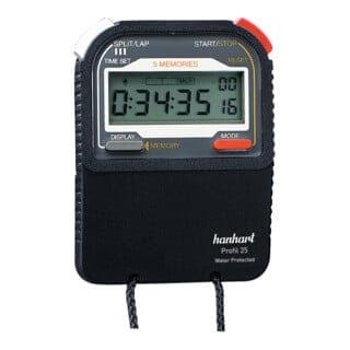 Hanhart Stoppuhr Pro 25 1/100 Sek.dig.