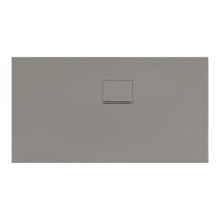 V&B Duschwanne Squaro Infinity 130x70x4cm, gr, Eck-Einbau re gegen Wand