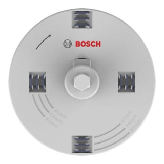 Bosch Wood and Drywall Lochsägen-Set mit Aufsteckhalter, 46/53/60/67/74/81 x 31 mm