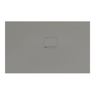 V&B Duschwanne Squaro Infinity 130x80x4cm, gr, Eck-Einbau re gegen Wand