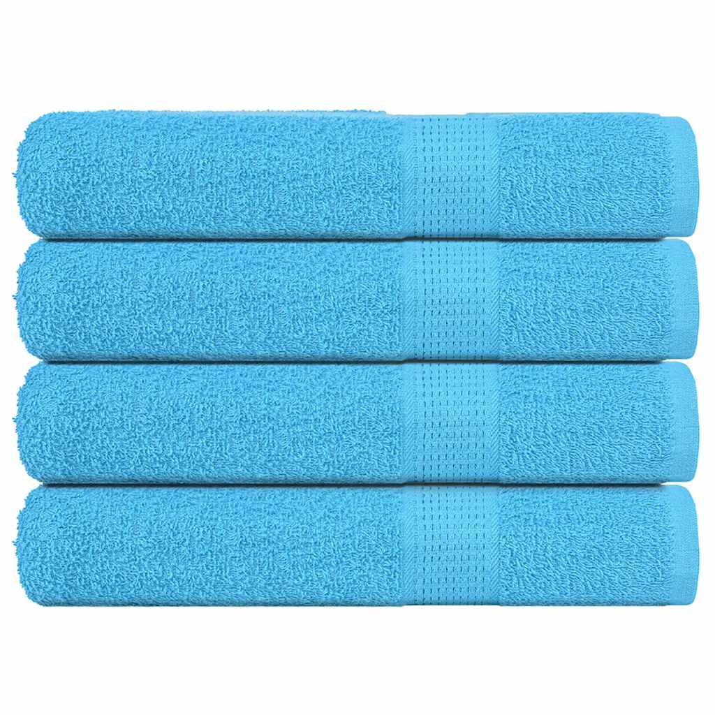 Saunatücher 4 Stk. Türkis 80x200 Cm 360 G/m² 100% Baumwolle Vidaxl