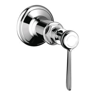 hansgrohe Fertigmontageset Axor Montreux UP-Absperrventil, mit Hebelgriff, chrom