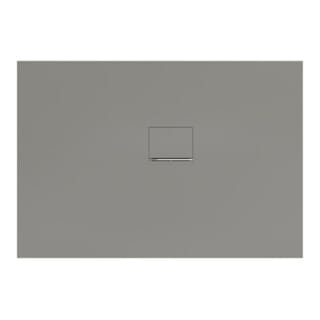 V&B Duschwanne Squaro Infinity 130x90x4cm, gr, Eck-Einbau re gegen Wand