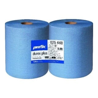 Putztuch profix durex plus L380xB360ca.mm blau 3-lagig,perforiert 500 Tü./Rl.