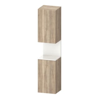 Duravit Hochschrank Qatego 40x36x1760cm, 2 T, An r, w g/Ei marm.