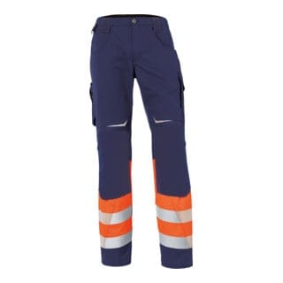Kübler Hose REFLECTIQ Klasse 1 warnorange/dunkelblau Form 2208 Größe 31