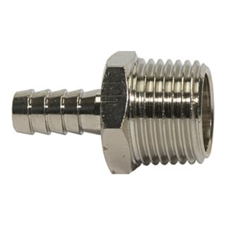 Riegler Einschraubschlauchtülle »value line«, R 1/8, LW 8, MS vern.