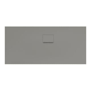 V&B Duschwanne Squaro Infinity 150x70x4cm, gr, Eck-Einbau re gegen Wand